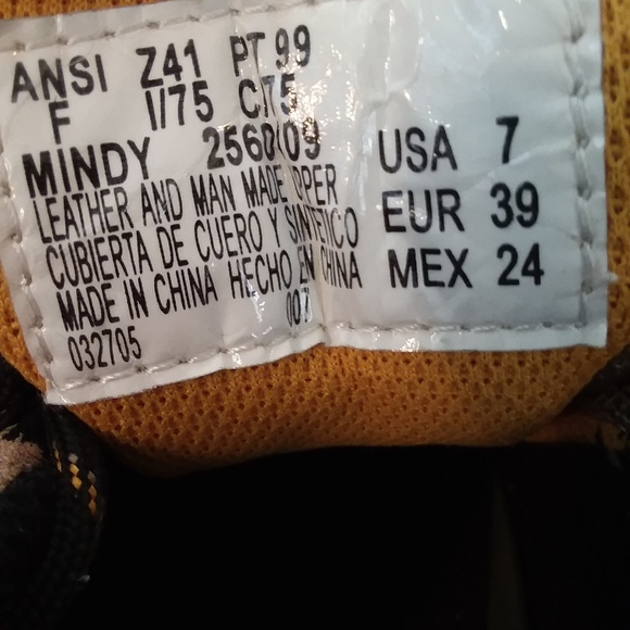 Brahma Mindy Steel Toe Work Boots Ladies Size 7 - Picture 5 of 8